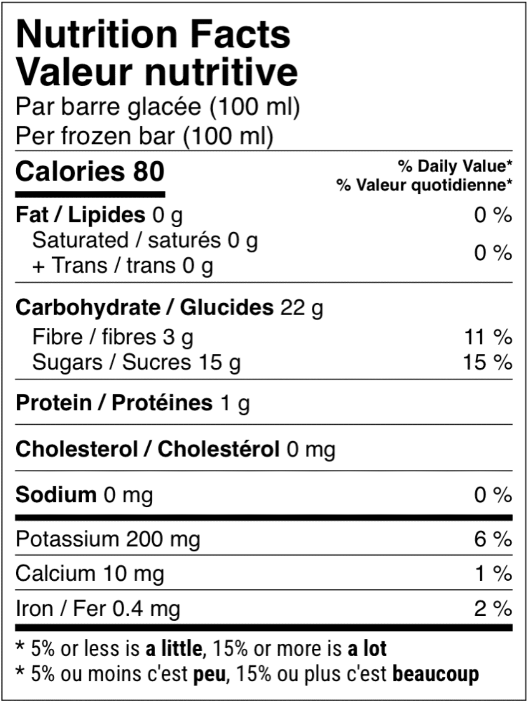 POPSICLE MÛRE - BLEUET - CANNEBERGE