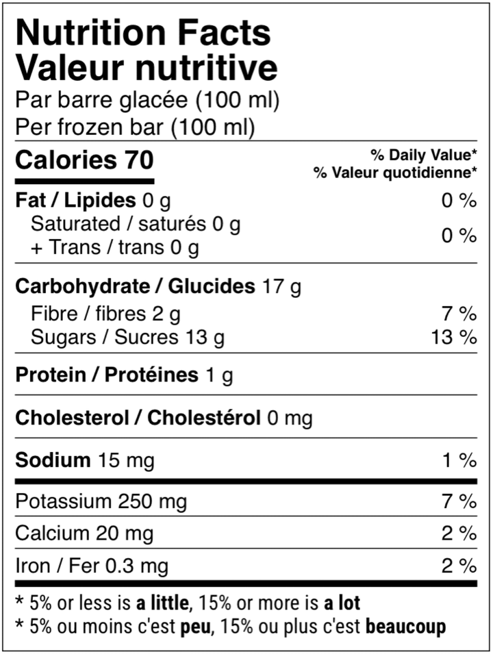 POPSICLE PÊCHE - PAPAYE - CANNELLE