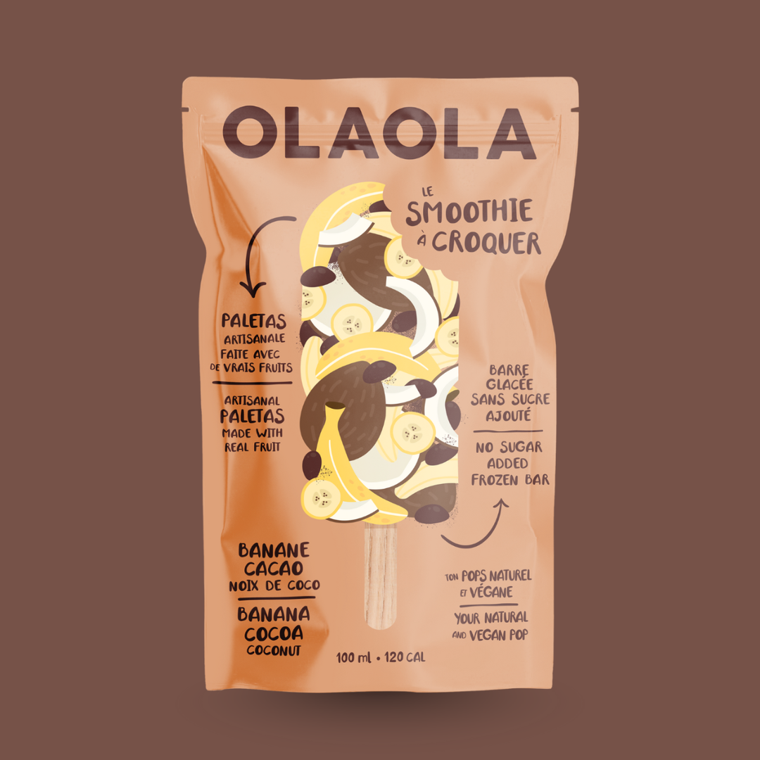 popsicle banane cacao